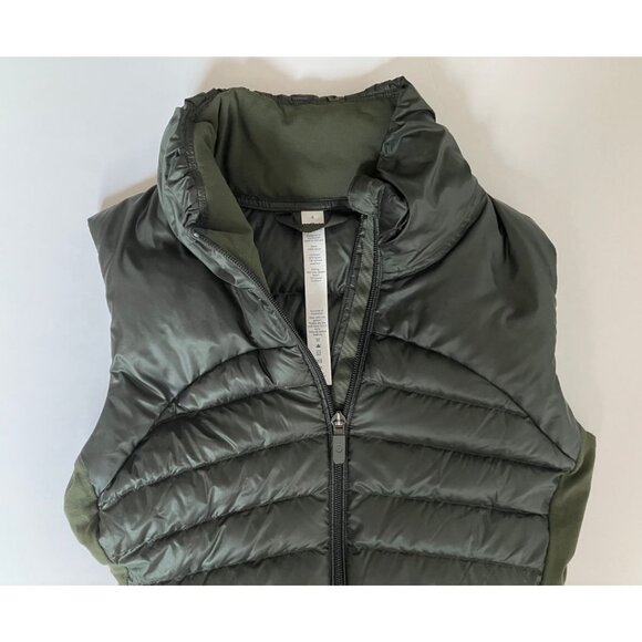 Lululemon Down For A Run Vest II Gator Green Size 4 - Picture 6 of 8